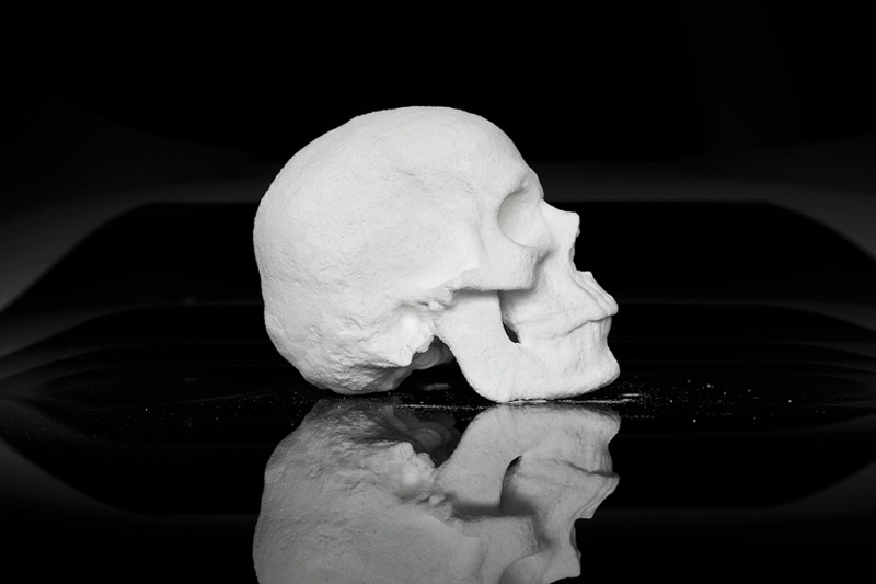 Illustration for article titled This full-size human skull is made out of cocaine